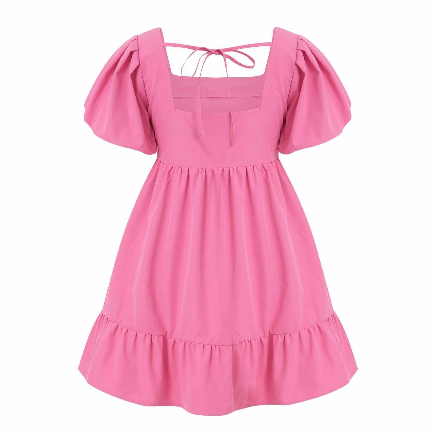 french girl inspired mini dress chic & youthful style 4272