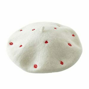 french kiss wool beret   chic & timeless accessory 5028