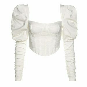 french summer corset top chic & youthful streetwear staple 3725