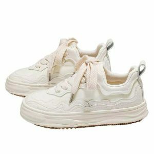 gradient wavy aesthetic sneakers youthful & dynamic design 4991