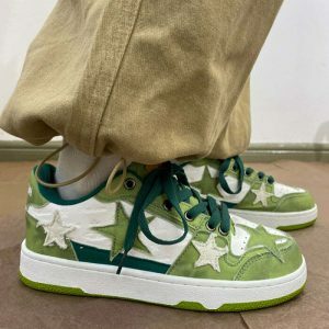 green star sneakers youthful & ecofriendly street kicks 4927