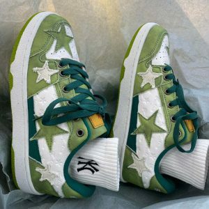 green star sneakers youthful & ecofriendly street kicks 8808