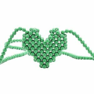 heart beaded handbag chic & crafted accessory trendsetter 4465