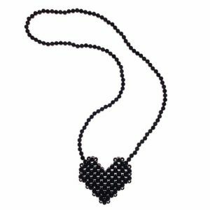 heart beaded handbag chic & crafted accessory trendsetter 5336