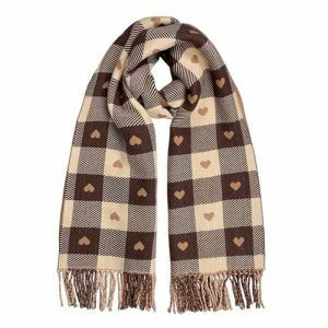 heartfelt chic scarf with vibrant pattern design 8532