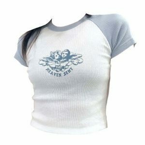 heaven sent crop top   divine & youthful style essential 3599