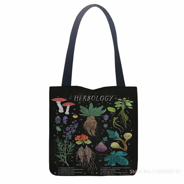herbology inspired shoulder bag   chic & unique design 1954