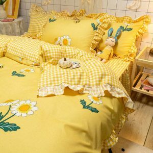 honey bee themed bedding set   chic & youthful design 6161