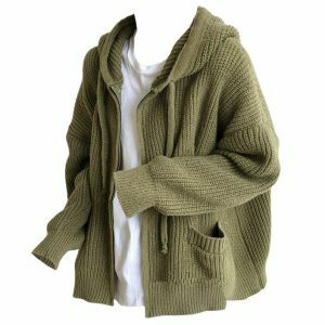 hygge knit zip up hoodie cozy & chic urban comfort 5366