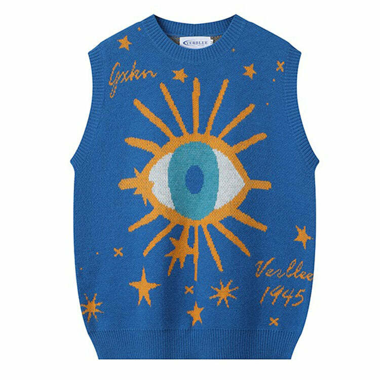 iconic all seeing eye vest stars aesthetic & youthful vibes 2608