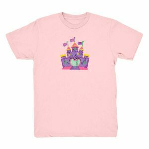 iconic castle graphic t shirt youthful & urban design 6788