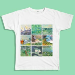 iconic claude monet tee youthful artistic expression 5621