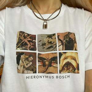 iconic hieronymus bosch tee youthful & edgy design 7171