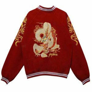 iconic japanese dragon bomber jacket urban & edgy style 8439