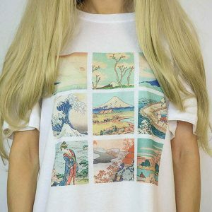 iconic katsushika hokusai tee youthful artistic flair 4529