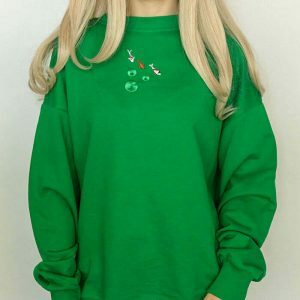 iconic koi fish embroidered sweatshirt youthful & urban 7890