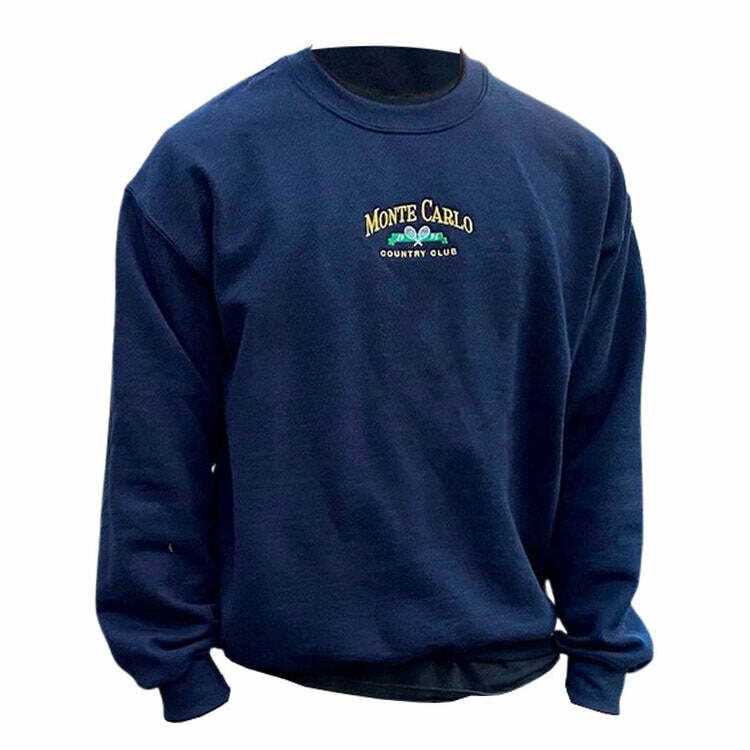 iconic monte carlo tennis sweatshirt   youthful & sporty 8742
