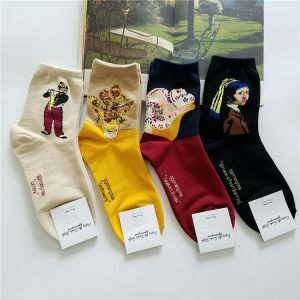 iconic museum collection socks 4 pack vibrant & crafted 2534
