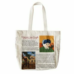 iconic van gogh print shoulder bag artistic & trendy 5728