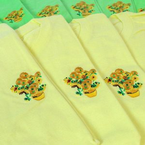 iconic van gogh sunflowers tee youthful artistic flair 2380