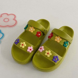 indie aesthetic floral sandals youthful & vibrant style 8303