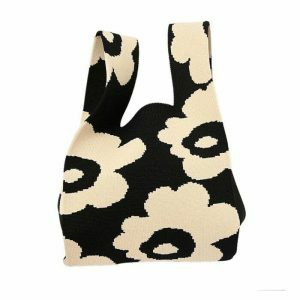 indie floral tote bag   youthful aesthetic & crafted design 5144