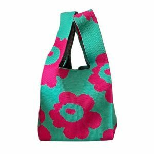 indie floral tote bag   youthful aesthetic & crafted design 5553