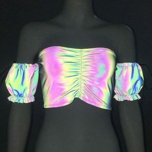 laserdance reflective top   dynamic & youthful streetwear 1909