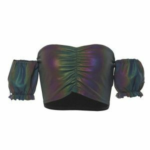 laserdance reflective top   dynamic & youthful streetwear 2414