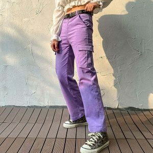 lavender cargo pants sleek design & youthful appeal 6654