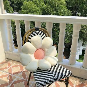 lazy flower pillow cozy & quirky comfort cushion 2224