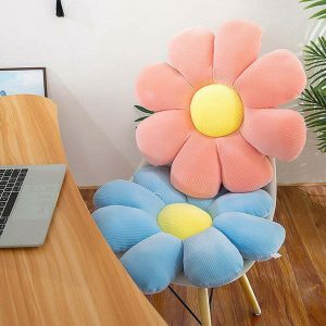 lazy flower pillow cozy & quirky comfort cushion 3818