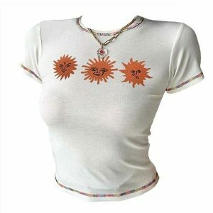 le soleil graphic tee youthful & vibrant aesthetic 8090