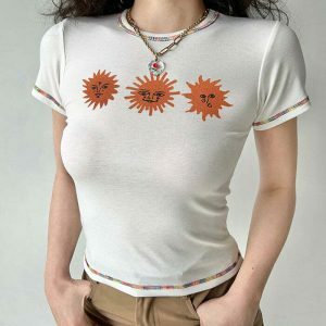 le soleil graphic tee youthful & vibrant aesthetic 8611