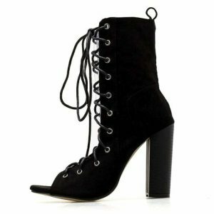 luna lace up heels chic & youthful streetwear staple 6477