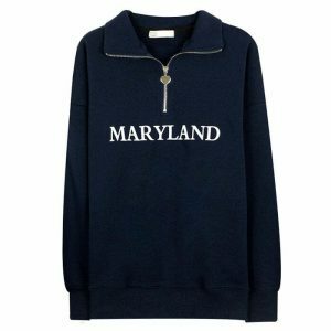 maryland zipup sweatshirt   iconic & youthful streetwear 4252