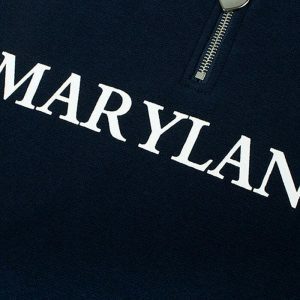 maryland zipup sweatshirt   iconic & youthful streetwear 7370