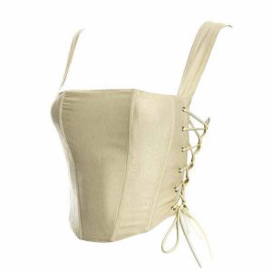 minimalist aesthetic corset top sleek design & chic fit 5394