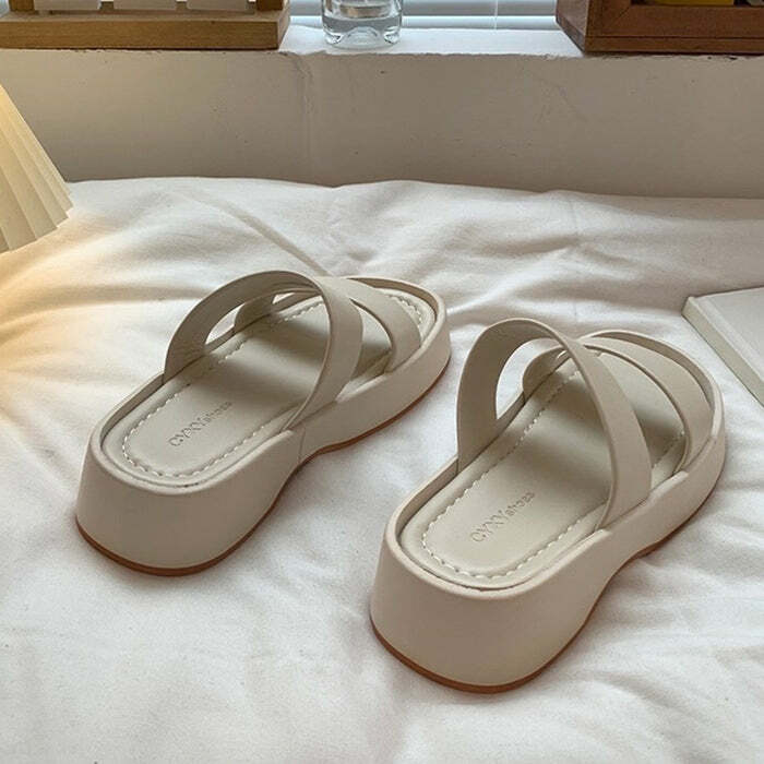 minimalist aesthetic sandals sleek design & comfort fit 4962