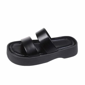 minimalist aesthetic sandals sleek design & comfort fit 8417