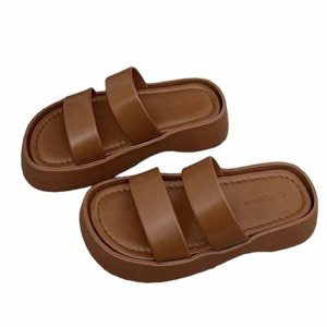 minimalist aesthetic sandals sleek design & comfort fit 8856