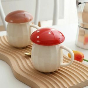 mushroom aesthetic mini mug crafted for quirky comfort 3286