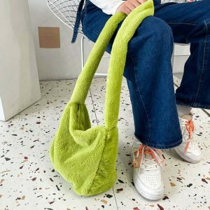 neon fuzzy bag 1423