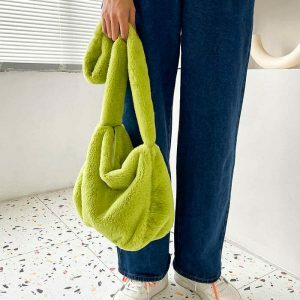 neon fuzzy bag 5458