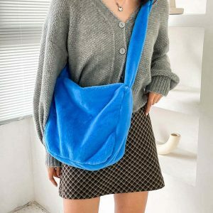 neon fuzzy bag 6858