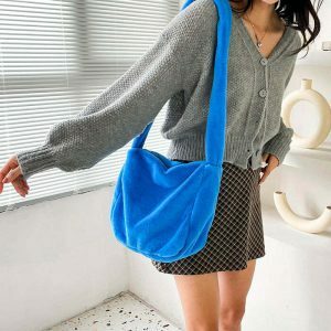 neon fuzzy bag 7795