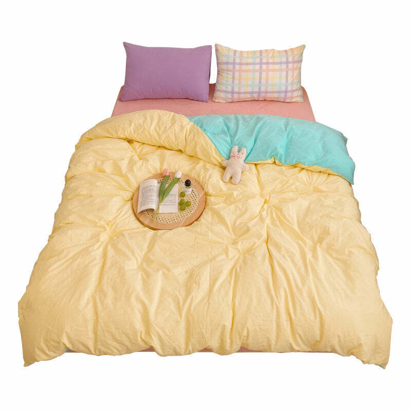 pastel sweetz bedding set   youthful & chic comfort essentials 3476