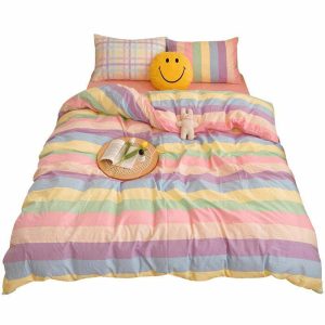 pastel sweetz bedding set   youthful & chic comfort essentials 3669