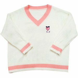 peach aesthetic jumper youthful & chic design 6113