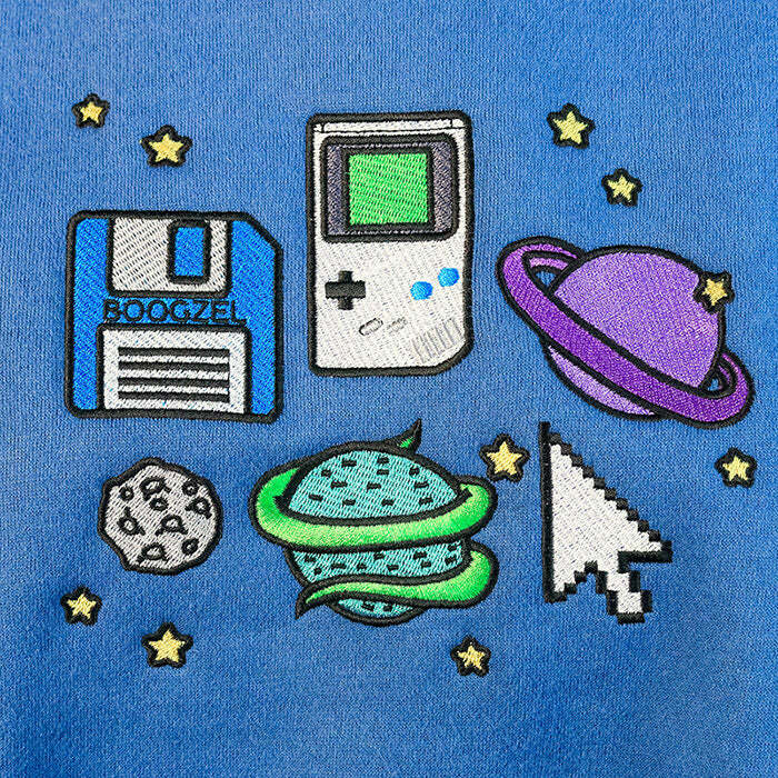 pixel universe sweatshirt   youthful & dynamic design 2014